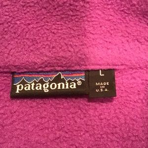 Purple Patagonia half zip top